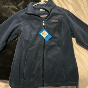 NEW Columbia Navy Blue Benton Springs Full Zip Size S